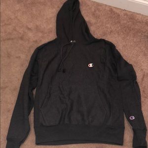 Champion Hoodie. Dark gray.
